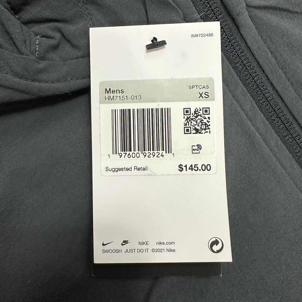 Nike Tech Woven Windrunner Jacket Men Size XS Black Gray Full Zip HM7151-013 NEW - Picture 6 of 7